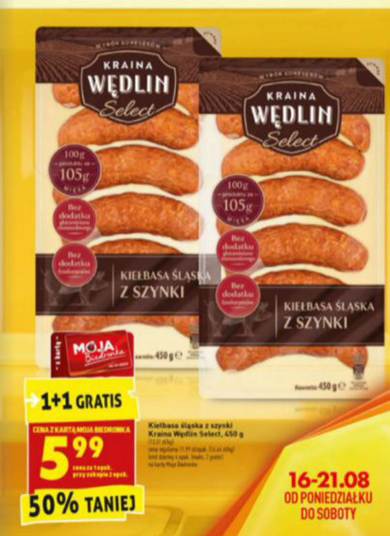  Promocje w Biedronce od 16.08