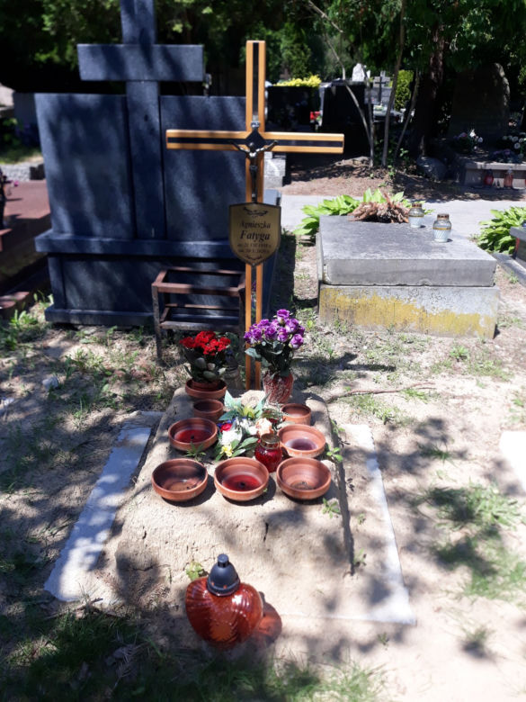 Grób Agnieszki Fatygi