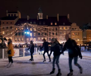 Warszawa święta iluminacje Starówka