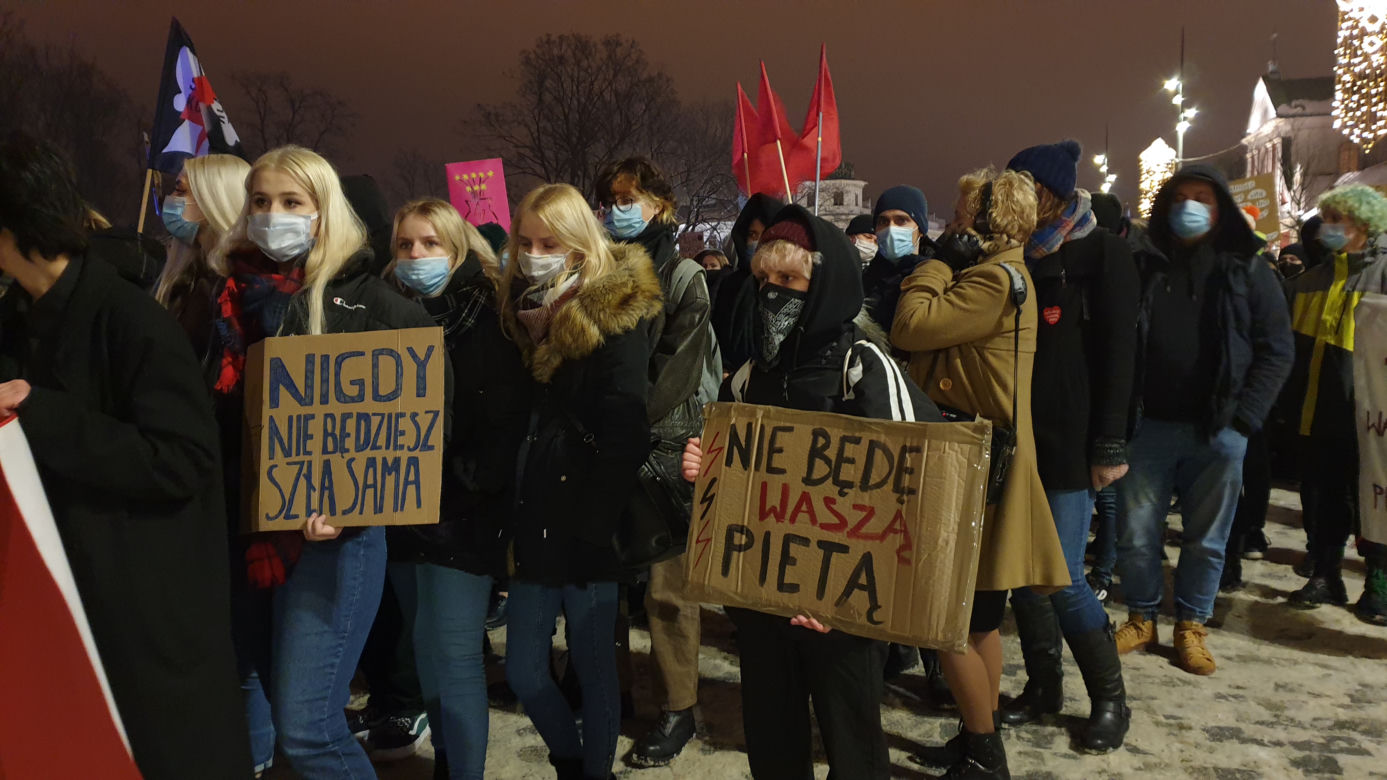 Kolejny protest w Lublinie po publikacji wyroku Trybunału Konstytucyjnego