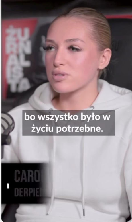 Caroline Derpeinski przyznała się do kłamstwa