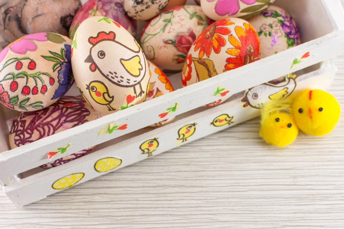 Pisanka decoupage