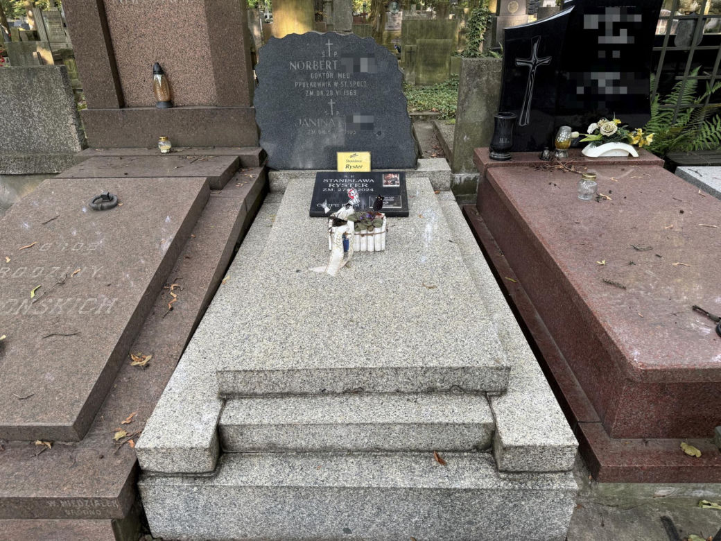 Tak wygląda grób Stanisławy Ryster