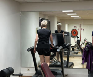 Joanna Scheuring-Wielgus na siłowni