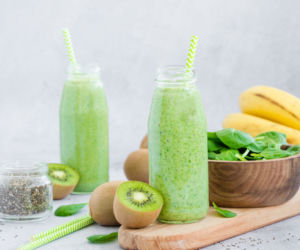Koktajl bananowy z kiwi