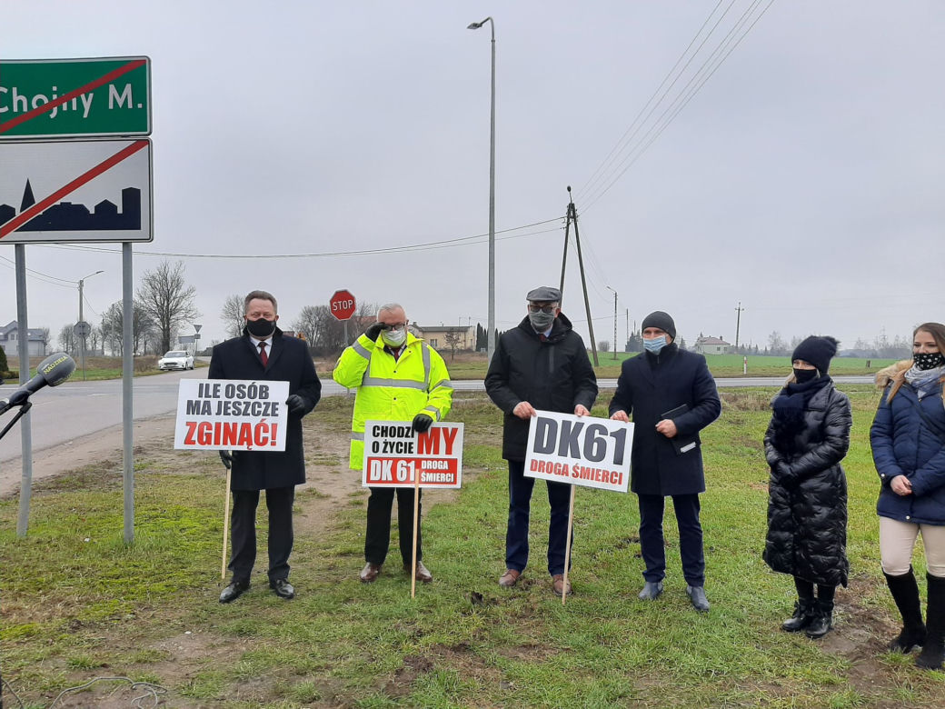 Niebezpieczne skrzyżowanie w Chojnach Młodych