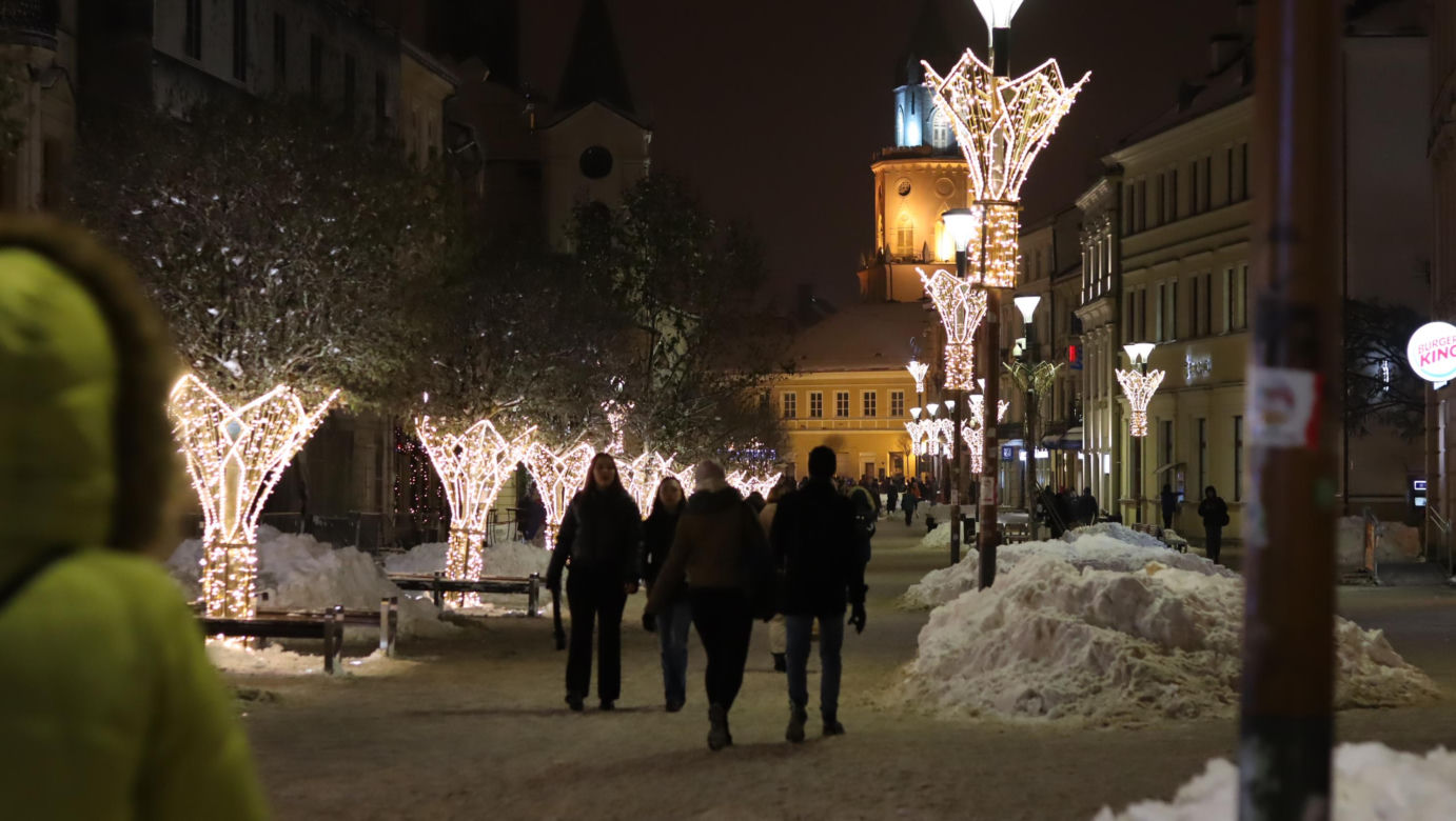 Lublin rozbłysnął milionem światełek! Iluminacje w mieście już działają [GALERIA]