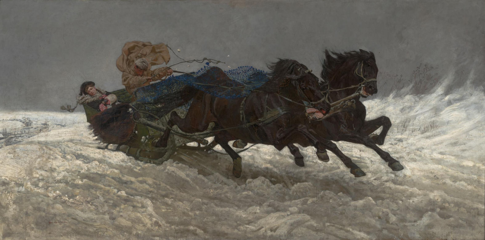 Powrót z balu, 1879, Muzeum Śląskie w Katowicach