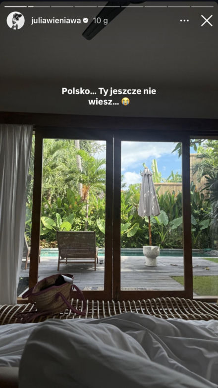 Julia Wieniawa na Bali