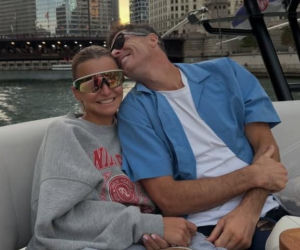 Robert Lewandowski na meczu baseballa Chicago White Sox