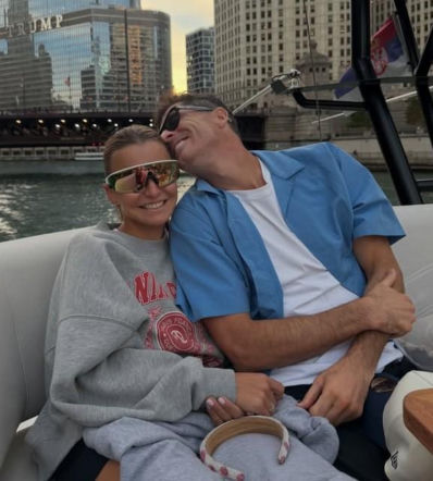 Robert Lewandowski na meczu baseballa Chicago White Sox