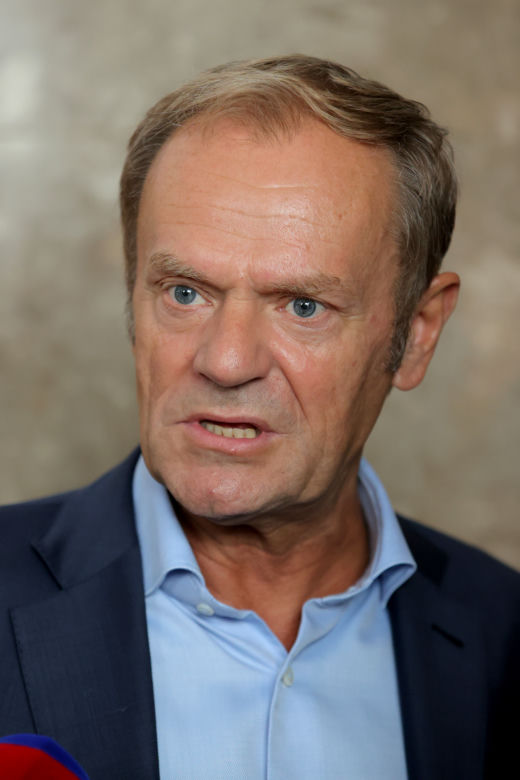 Donald Tusk w 2021 roku
