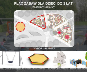 Wizualizacja skweru Skaczącej Gwaizdy