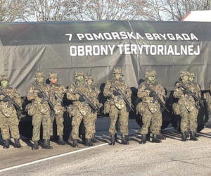 Słupsk. Mariusz Błaszczak na zaprzysiężeniu nowych Terytorialsów 