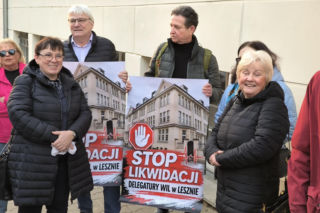 Pikieta Lekarzy w Lesznie