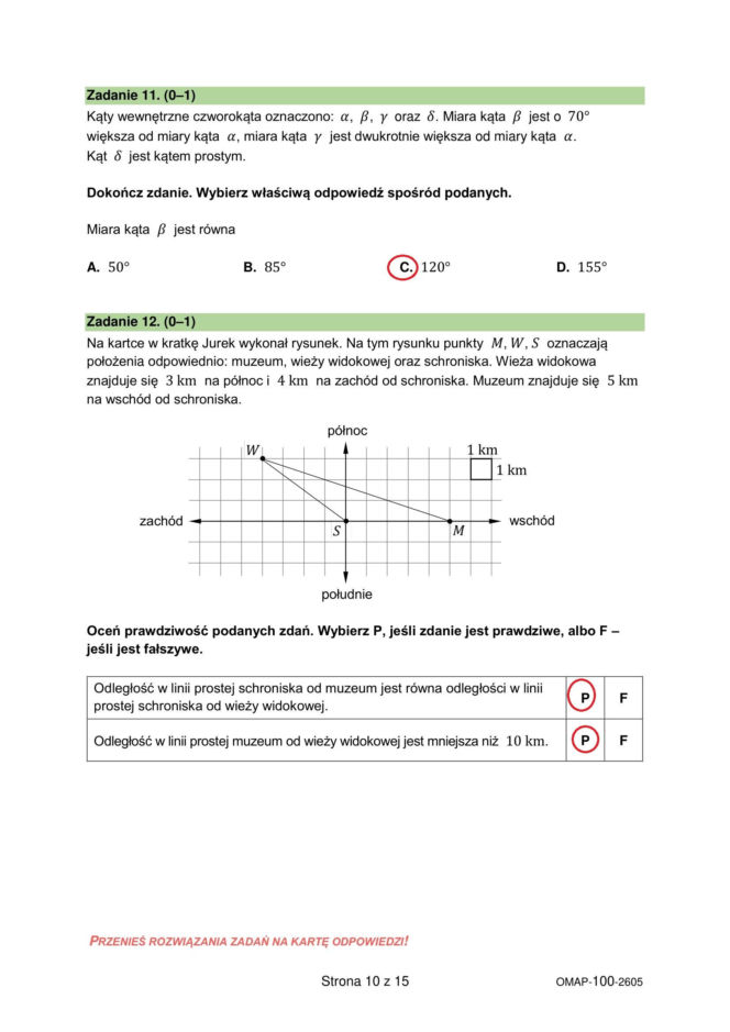 Egzamin ósmoklasisty 2026 matematyka: WSZYSTKIE odpowiedzi do arkusza CKE 12.05.2026