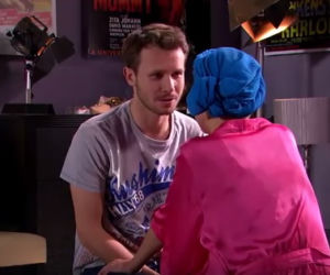Pierwsza miłość. Radek (Mateusz Banasiuk), Jowita (Joanna Opozda)