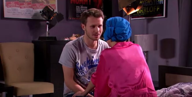 Pierwsza miłość. Radek (Mateusz Banasiuk), Jowita (Joanna Opozda)