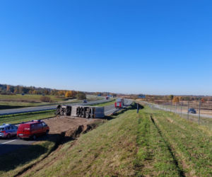 Wypadek na A4 koło Tarnowa