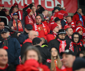 Widzew Łódź - Lech Poznań: Zdjęcia kibiców i zawodników z meczu 24. kolejki PKO BP Ekstraklasy