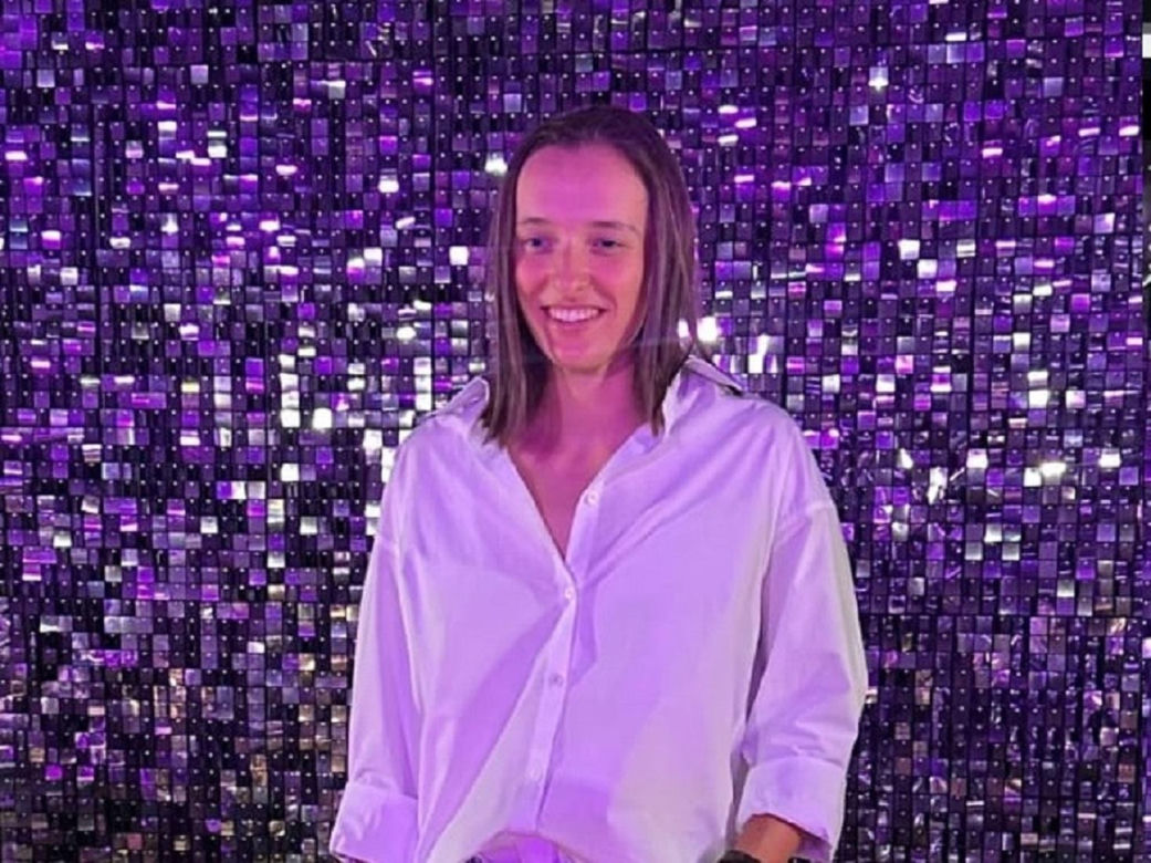 Iga Świątek na Players Party
