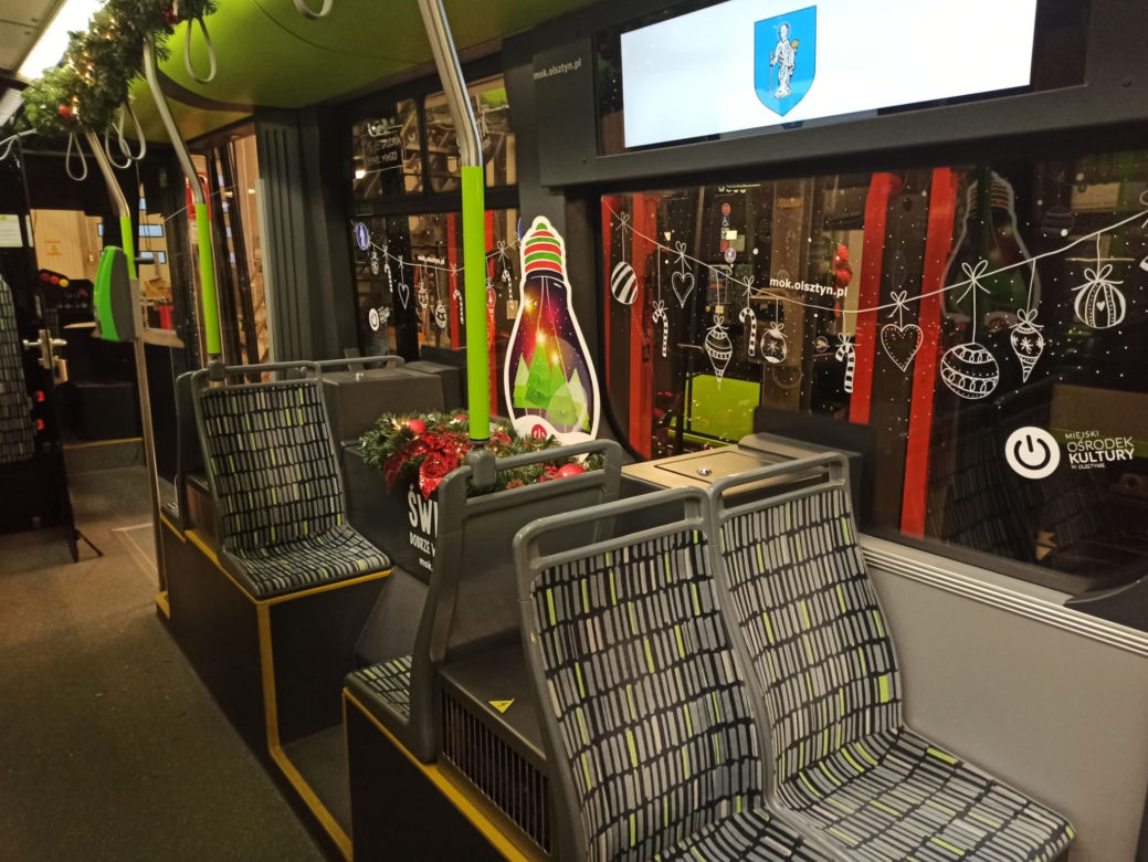 Świąteczny tramwaj wyjechał na olsztyńskie trasy