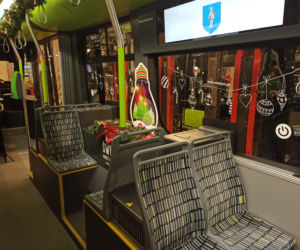 Świąteczny tramwaj wyjechał na olsztyńskie trasy
