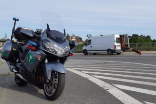 Transportowy dramat! Przewożąc ładunek krzesał iskry