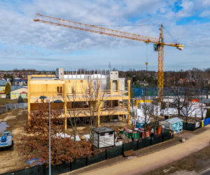 Budowa Kulturoteki w Wesołej w Warszawie