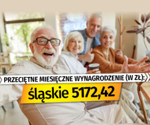 Przeciętne miesięczne wynagrodzenie (w zł)