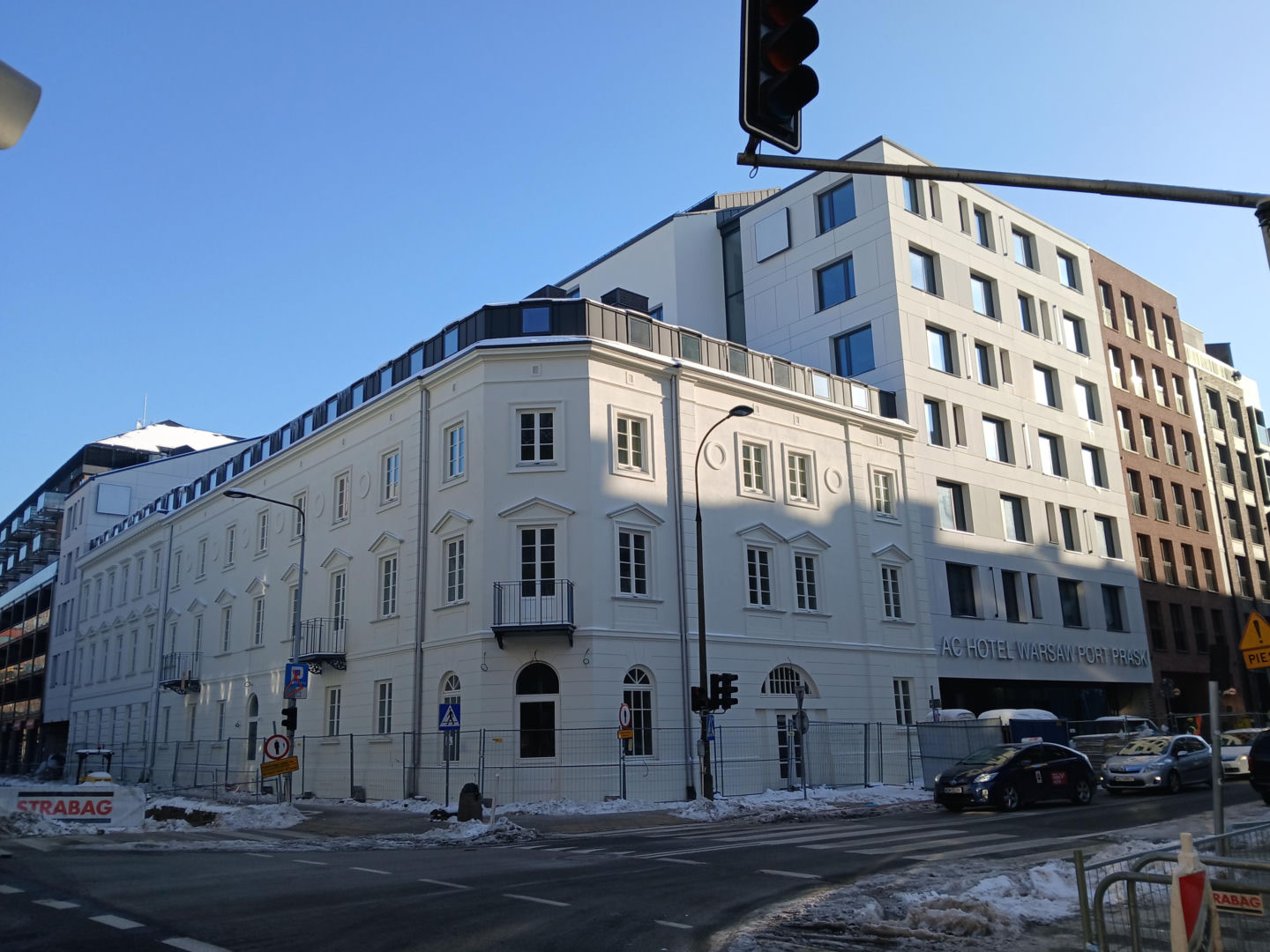 AC Hotel Warsaw Port Praski w budowie