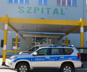 Policja w Ostródzie pomaga szpitalowi