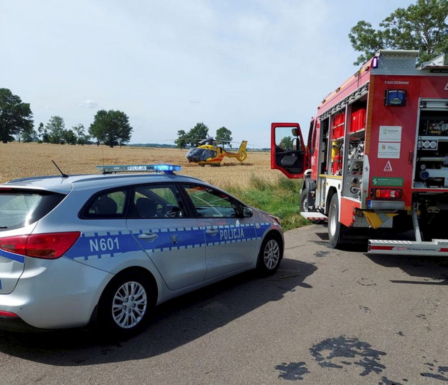 Przerażający wypadek pod Malborkiem przykuł 34-letniego Łukasza do łóżka. Nie odzyskał przytomności [ZDJĘCIA]