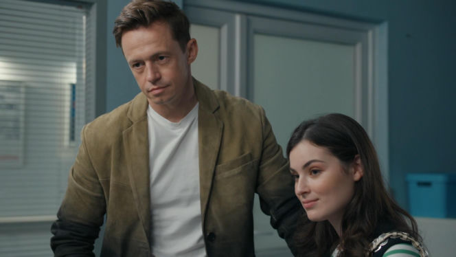 Barwy szczęścia odc. 3316. Błażej Modrzycki (Piotr Ligienza), Weronika (Maria Świłpa)