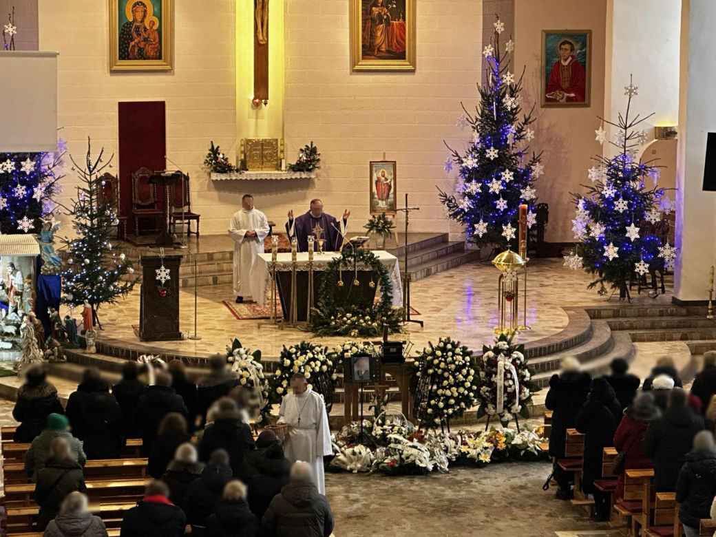 Pogrzeb taksówkarza z Giżycka