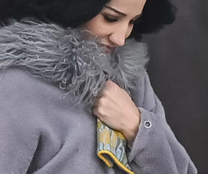 Justyna Steczkowska boso na śniegu