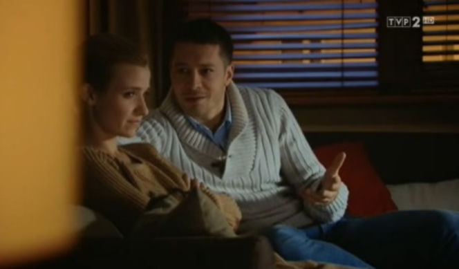M jak MIŁOŚĆ odc. 982. Małgosia (Joanna Koroniewska), Tomek (Andrzej Młynarczyk)