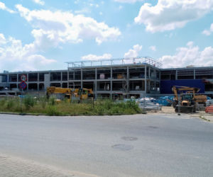 Budowa sklepu IKEA w Szczecinie - lipiec 2020