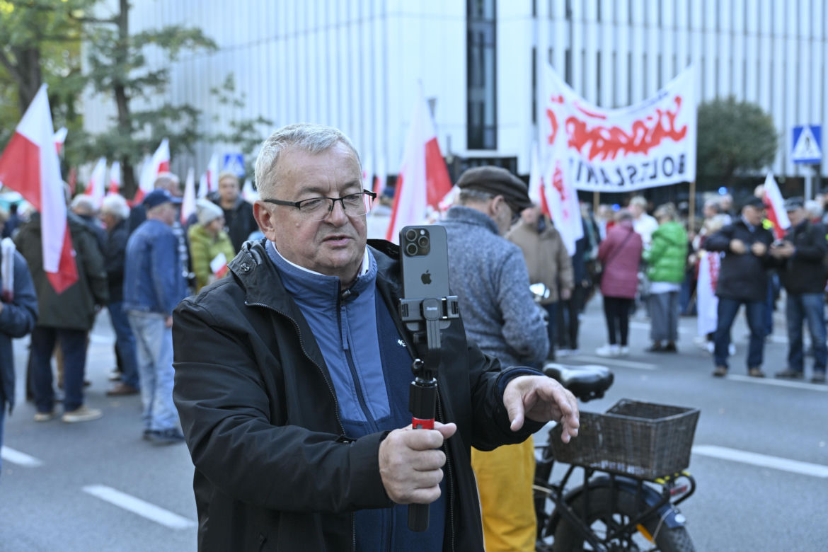Protest pod TK.