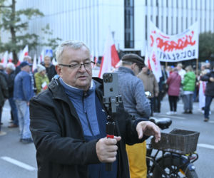 Protest pod TK.