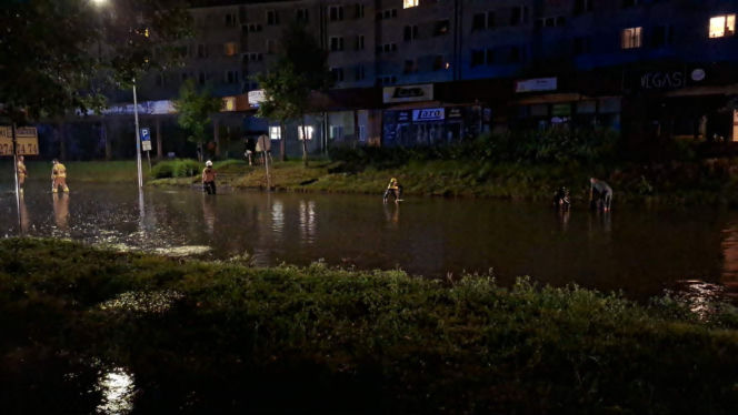 Zalane Starachowice. Widoki po burzy