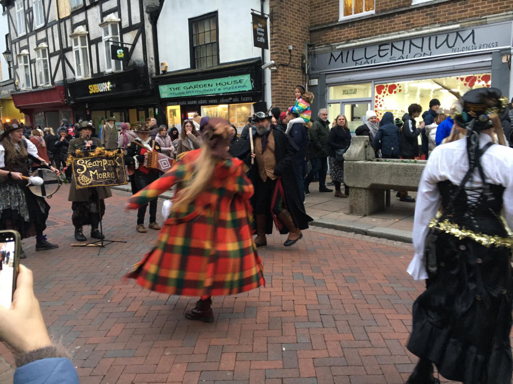 Parada Dickensa 2022. Rochester, Wielka Brytania 