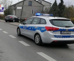 Kolizja dwóch Opli w Kraczewicach Prywatnych