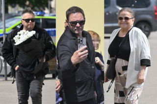 Pogrzeb Stanisławy Celińskiej. Tak się wystroiły gwiazdy. Karolak robił nawet zdjęcia telefonem! Wprowadzają nowy pogrzebowy savoir vivre?