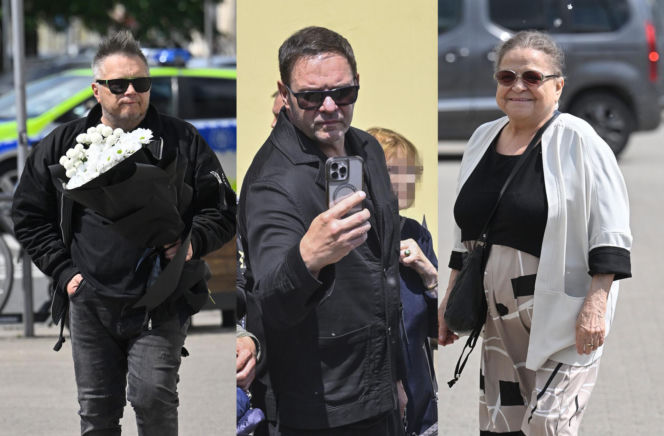 Pogrzeb Stanisławy Celińskiej. Tak się wystroiły gwiazdy. Karolak robił nawet zdjęcia telefonem! Wprowadzają nowy pogrzebowy savoir vivre?