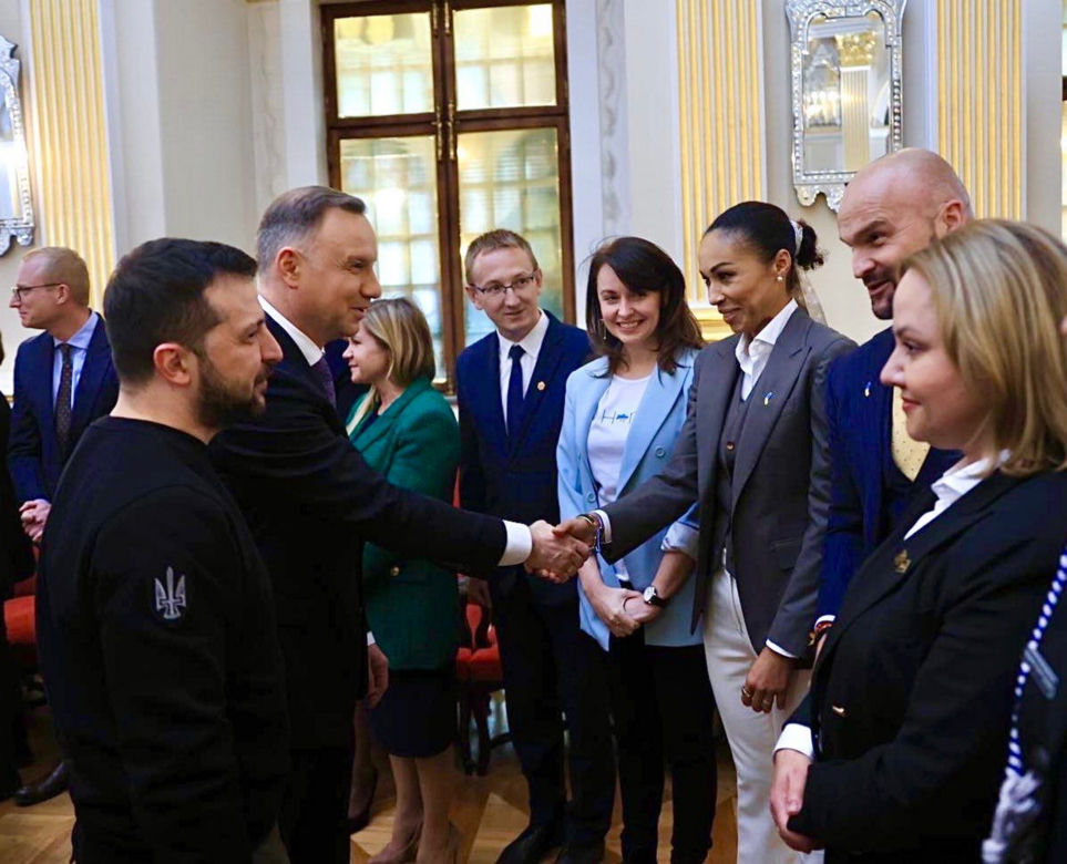 Rafał Brzoska spotkał się z Zełenskim 