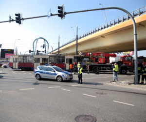 Groźny wypadek na Jagiellońskiej! Autobus zderzył się z tramwajem. Są poszkodowani!
