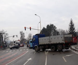 Ogromne protesty kierowców na Słowacji