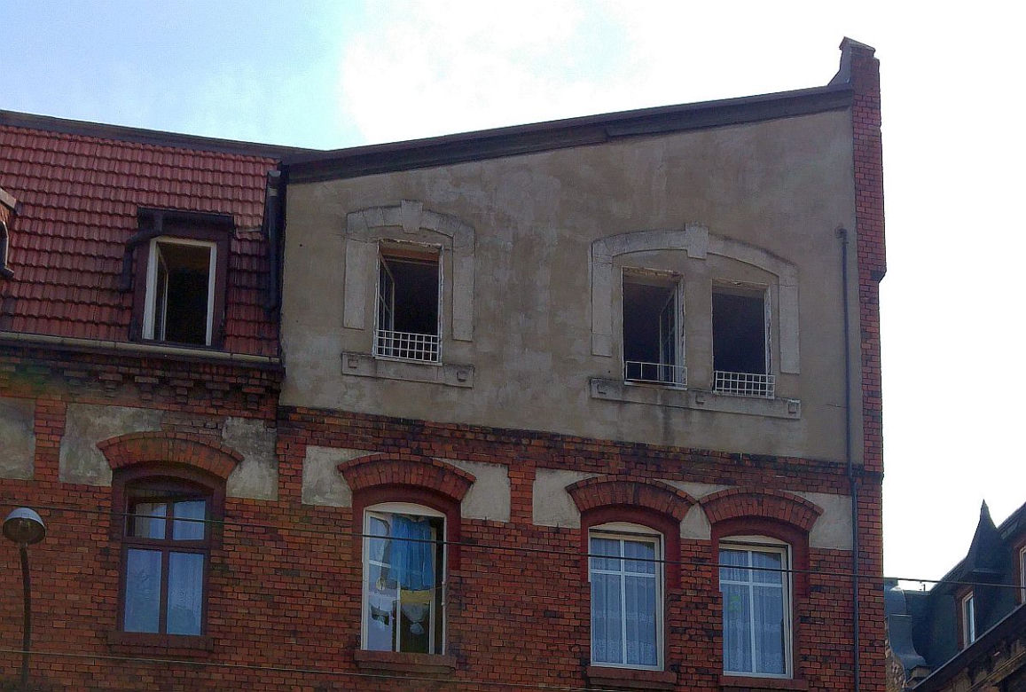 Pożar w Zabrzu-Biskupicach