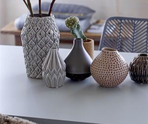 Ceramiczne wazoniki origami w modnych pastelach